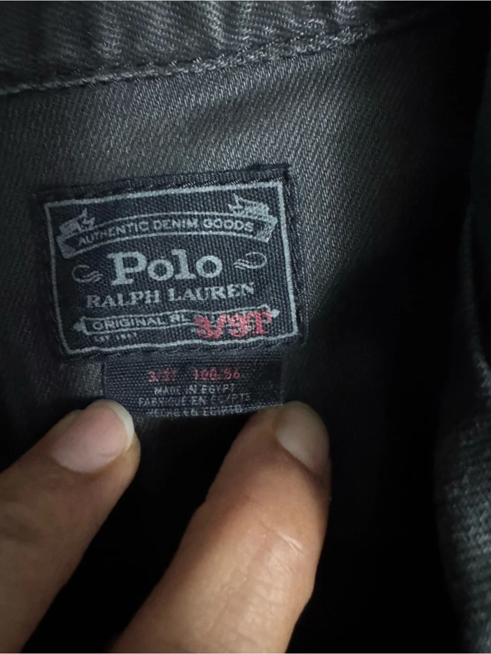 Ralph Lauren Black moto Jacket